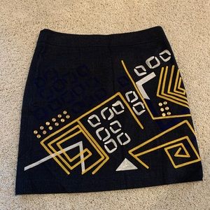 DKNY graphic skirt